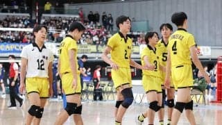 鎮西高、SVリーグ強豪・日鉄堺に敗北も2年生エース・一ノ瀬漣「楽しかった」　春高へ意欲／バレー