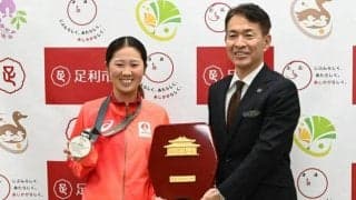 増田選手、栃木県足利市がスポーツ特別賞　デフサッカー女子初の銀