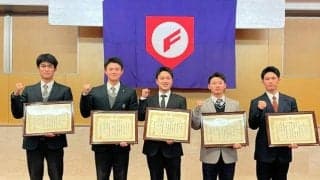 松商学園・小林伸伍さんら5チームの3年生5人を表彰、長野県高野連