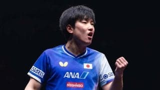 張本智和、“4度目の正直”達成の日本エースが悲願の初優勝　パリ五輪銀・モーレゴードを4－2撃破で戴冠【WTTファイナルズ香港】