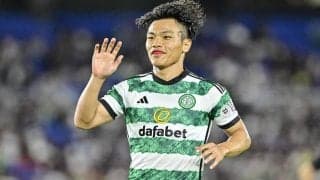 ｢文句なしのスーパーゴール！｣セルティック旗手怜央の高難度“スライディングボレー弾”炸裂！現地解説も絶叫! 敗戦も｢このゴールだけは永遠に美しい｣｢代表呼ぼか｣