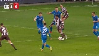 もうワケわからん！藤田譲瑠チマ、3人を騙す“技ありアシスト”「上手すぎる」相手DF陣が混乱…反転＆アウトサイドパスにファン大興奮