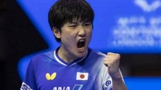 WTTファイナルズ初制覇の張本智和に中国からも賛辞　故障を抱えての偉業達成に「強靭な身体と不屈の意志を示した」