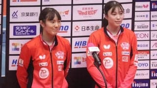 全日本王者が見せた“0－6スタート”からの逆転劇　笹尾明日香「4－0で勝てて良かった」麻生麗名「粘り強くプレーできた」【Tリーグ】