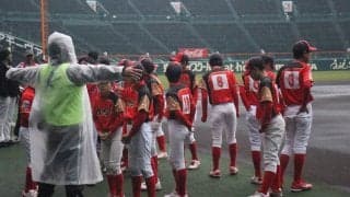 無念の中止で甲子園に立てず...雨天で少年軟式の全国大会中止も「夢のような景色だった」聖地に再び立つこと誓う！