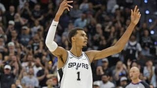 NBA史上3人目…ビクター・ウェンバンヤマがシーズン100試合連続で1ブロック以上を記録