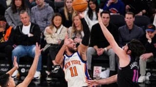 ニックスのブランソンが今季最多の47得点…45得点超えの試合数で球団史上最多タイの8度目