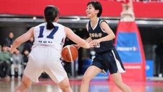 京都精華学園・吉田ひかり「まだまだだと思います」ウインターカップ4連覇へ前進も引き締める