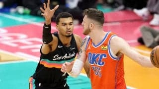 サンダーに2連勝したウェンバンヤマ「相手はクリスマスでこれまで以上に集中してくる」