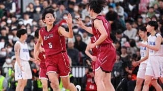 後半に勢い乗った大阪薫英が桜花学園を破りウインターカップ初優勝…三輪美良々が30得点でV導く