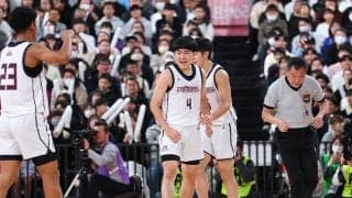 福大大濠がウインターカップ2連覇…東山を攻守に圧倒、高校バスケ2冠達成