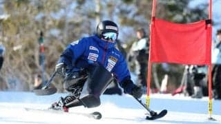 7回目パラの森井大輝は「一番楽しい」　パラアルペン合宿公開