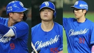 3年連続20発の大砲加入、強力な中軸完成　貧打線脱出へ…中日スタメン最速予想