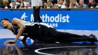 スパーズのウェンバンヤマがニックス戦で負傷退場…長期離脱級の大ケガは免れた模様