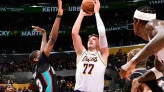 八村塁欠場のレイカーズがグリズリーズに逆転勝利…第4Qにレブロンとドンチッチが躍動