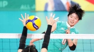 文京学院大女、息の合ったプレーで青森西にストレート勝ち　春高バレー