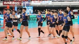 西彼杵は初戦敗退、田中心主将「悔しい」　故・井上博明元監督の教え胸に　春高バレー