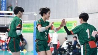 春高バレー　福井工大福井・木村希葉、ミドルブロッカー登録で得点を量産