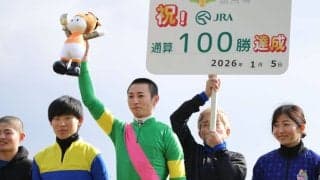 吉村誠之助騎手がJRA通算100勝を達成