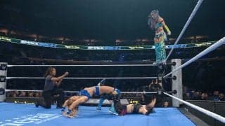 「世界一美しい」日本人女子レスラー、“すごい角度”ブリッジ固めを破壊する美麗エルボーに大歓声「えっぐ」