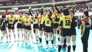 春高バレー　静岡勢が大健闘　男子の静清が東亜学園、女子の富士見は下北沢成徳を撃破