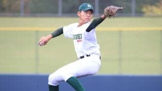 弓を射るようなフォームの専大松戸・門倉、県大会では1四死球無失点の好投で優勝に貢献【高校野球界の逸材】
