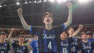 「先行されても全然平気」東海大相模、逆転でフルセットの接戦制す　春高バレー