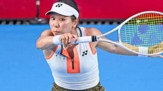  坂詰姫野 逆転勝ちで開幕戦4強 