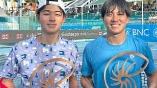  楠原悠介/中川舜祐ペア 開幕戦で初V 