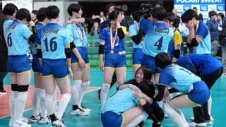 春高バレー　大阪国際の2年生エース・磯辺萌心「3年生と戦えて楽しかった」「来年は自分がチームを引っ張る」夢の舞台で再起誓った…就実に敗れ3位