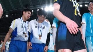 春高バレー　駿台学園、春高1464日ぶり敗戦　涙の1年生エース竹内祐一郎「この舞台で決められるエースになりたい」