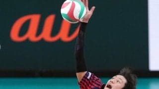 春高バレー　東山、堅守から高速攻撃で決勝進出　高橋藍先輩に続く！！エース岩田怜緯「日本一になって、日本代表で」