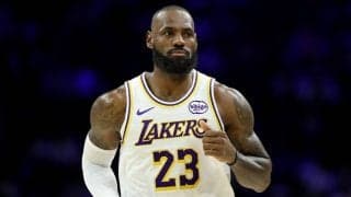 日本時間13日のキングス戦からレブロンのユニフォームへ“23年目を記念したパッチ”が導入