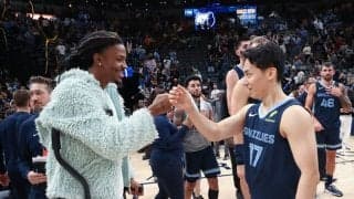 グリズリーズのモラントが河村勇輝、渡邊雄太を語る「本当に素晴らしい人たちだった」