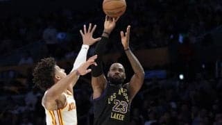 連敗脱出のレイカーズ…レブロンとドンチッチを含む先発陣がホークス戦で快記録