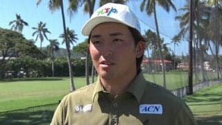 金子駆大がPGAツアー開幕戦に挑む「この舞台でできるのは幸せ。賞金王らしいプレーができれば」