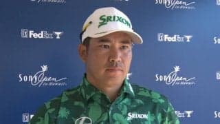 松山英樹、5アンダーで「少しは縮まった」　6打差13位で最終日へ