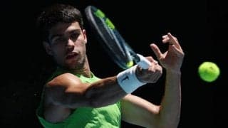 アルカラス、78分に及んだ第1セットを乗り越えストレート勝ちで3回戦へ。最年少「生涯グランドスラム」へ向けた執念[全豪オープン]