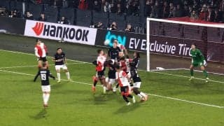 首どうなってんだ！？日本代表DFの“豪快＆繊細ヘッド弾”にファン興奮！「なんてヘディングだ！」「化け物すぎて震える」渡辺剛がEL初ゴール