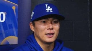 山本由伸の自主トレに…実はいたド軍戦士　まさかの来日にSNS騒然「一緒だったとは」