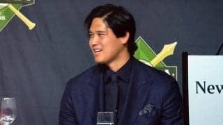 大谷翔平が照れ→伝えたド直球”の愛　目の前に真美子夫人…ファン赤面「きゃあー」