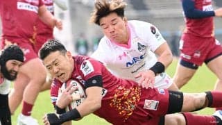 38歳でのリーグワン初トライ。社員選手最年長は、 “ラグビーの醍醐味”を味わい続ける