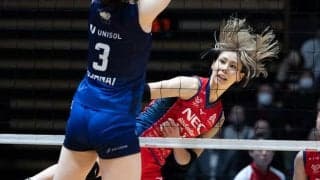 【バレー】首位のNEC川崎など7試合中6試合でホームチームが勝利。大阪MVは東レ滋賀にフルセット勝利　SV女子