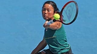  上地結衣 完勝で全豪OP初戦突破 