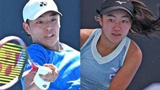  田畑遼と沢代榎音 全豪Jr8強入り 