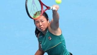  上地結衣 圧勝で全豪OP4強 