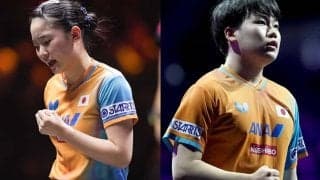 17歳・張本美和が4冠達成の偉業なるか　シングルスに続き躍動　松島輝空と混合＆長﨑美柚と女子ダブルス決勝へ【全日本選手権2026】