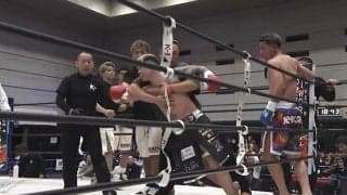 「あぶないあぶない…」地下格出身の33歳“コワモテ”ファイター、衝撃KO負け後に感情あらわ 大会Pも心配の声 19歳ファイターの右ストレートに沈む