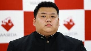 早大相撲部から81年ぶり角界入り川副楓馬「比にならないぐらいの覚悟が必要」決意表明