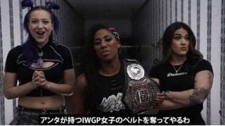 【新日本】IWGP女子王者・朱里にROH世界王者アティーナが挑戦へ「ベルトを奪ってやるわ」